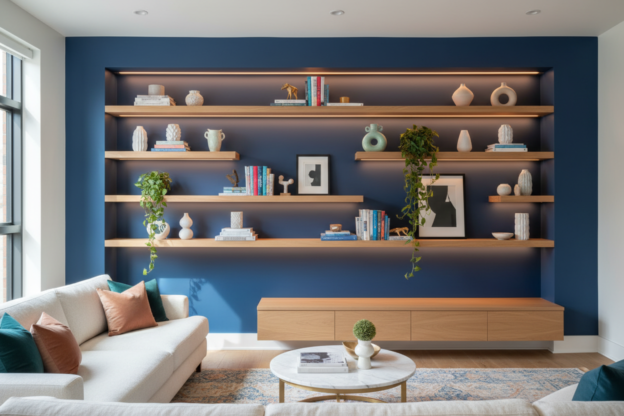 Custom Recessed Wall Design